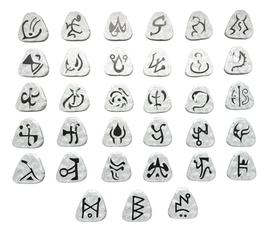 Diablo Runes Magnet